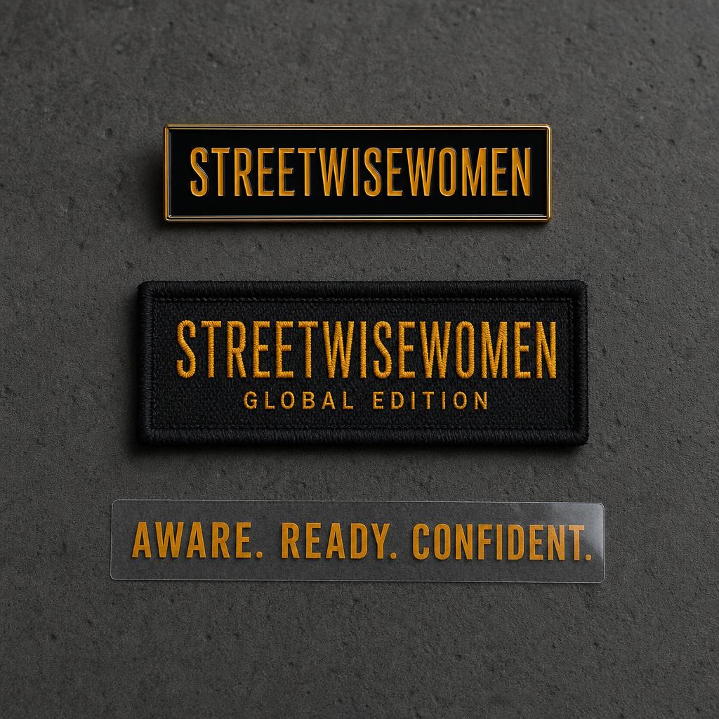 STREETWISEWOMEN™ Patch & Decal Set